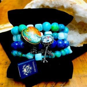 Travel stack Bracelets